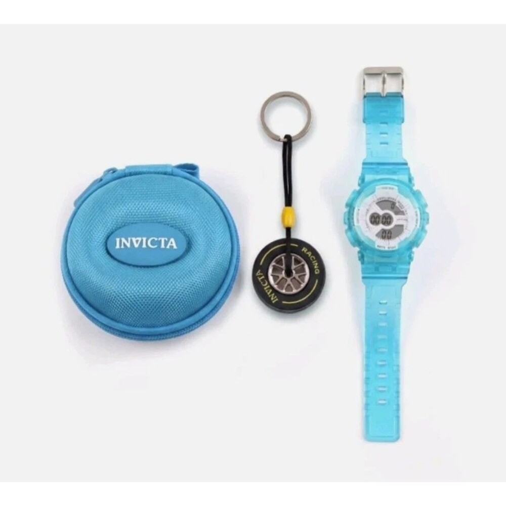 Activa X Invicta Neon Shift Blue ACW-GA-L-501 43mm Watch Digital NEW